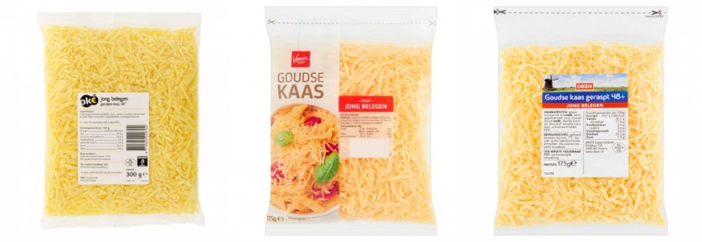 geraspte kaas jong belegen de kookjuf