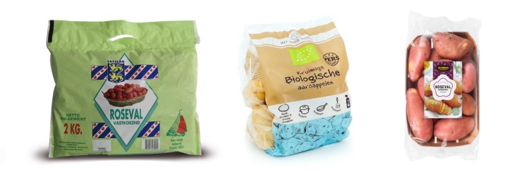 Biologische aardappels winkel