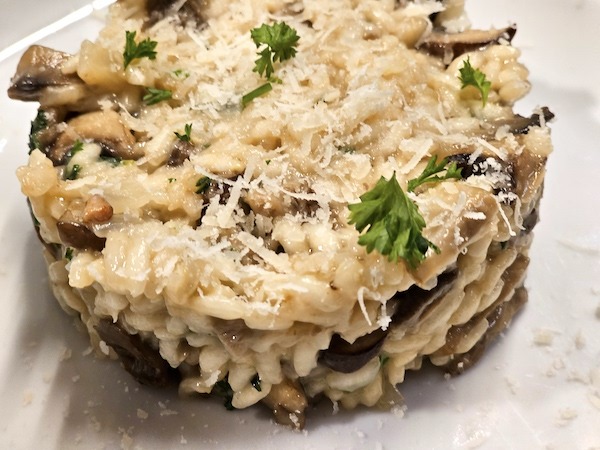 Risotto met paddenstoelen